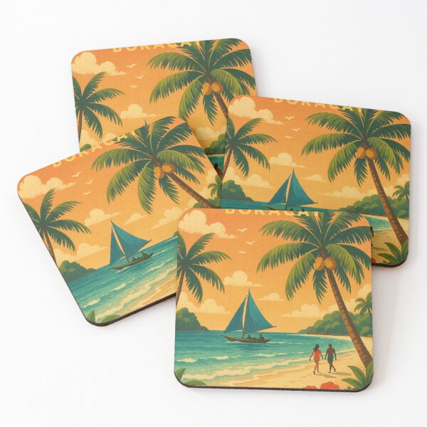 Item preview, White Beach Boracay Sunset Walk Scene designed and sold by Places On Earth.