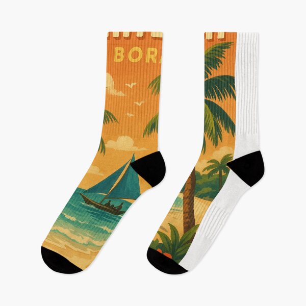 Item preview, White Beach Boracay Sunset Walk Scene designed and sold by Places On Earth.