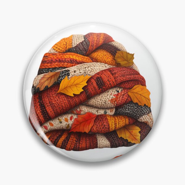 Item preview, Autumn Knit Blanket - Cozy Fall Warmth designed and sold by bapupa.