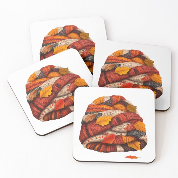 Item preview, Autumn Knit Blanket - Cozy Fall Warmth designed and sold by bapupa.