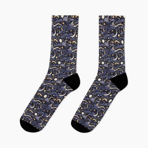 Item preview, Mystical Celestial Pattern In Night Colors designed and sold by SketchNStyle.