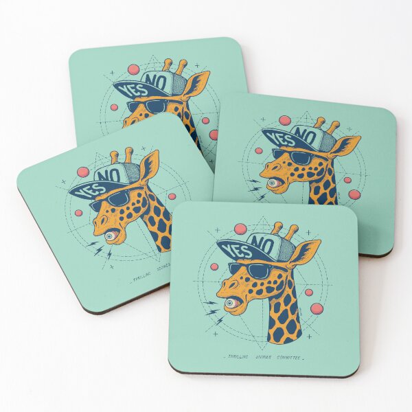 Item preview, Cool giraffe T-shirt Graphic Design Illustration designed and sold by atspali.