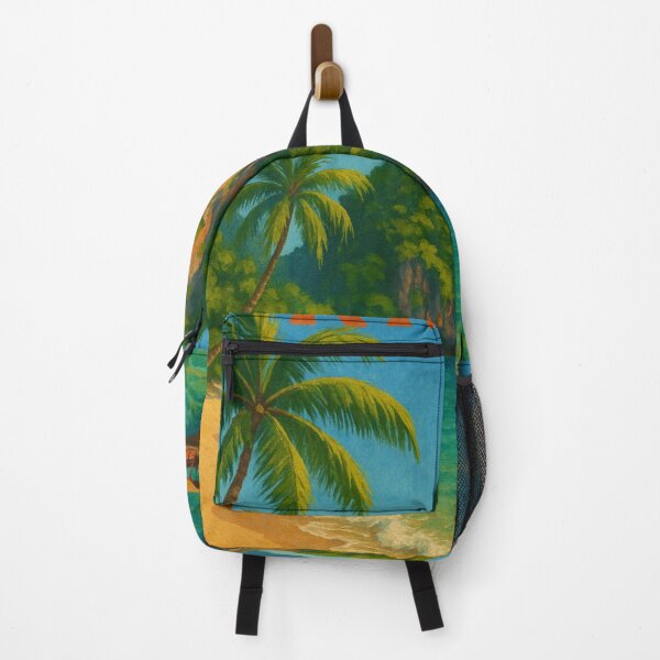 Item preview, Krabi Seaside View with Sand and Palms designed and sold by Places On Earth.