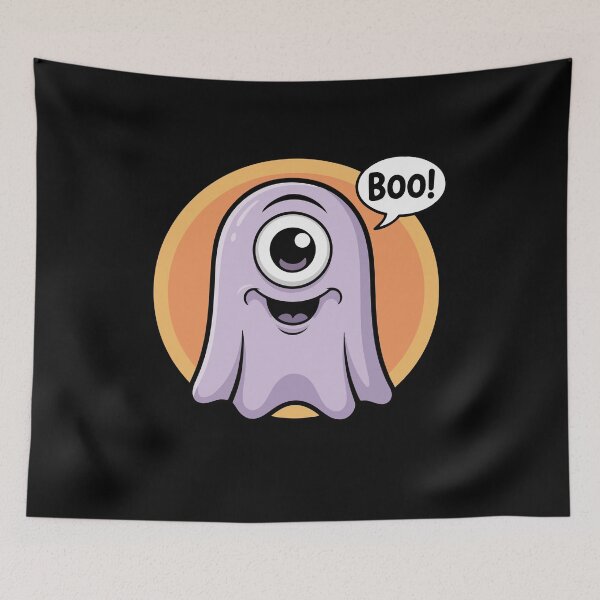 Item preview, Boo - One Eyed Ghost designed and sold by TrippyOutfitter.