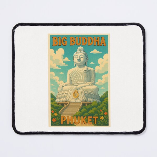 Item preview, Big Buddha Temple Steps in Phuket designed and sold by Places On Earth.