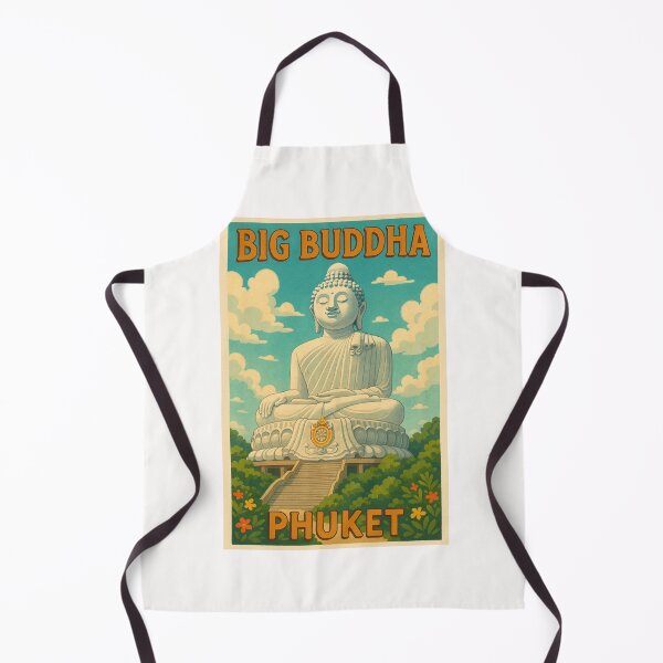 Item preview, Big Buddha Temple Steps in Phuket designed and sold by Places On Earth.