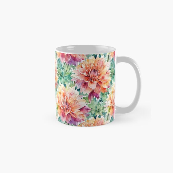 Item preview, Original Dahlia Flower Watercolor designed and sold by CoolPixels.