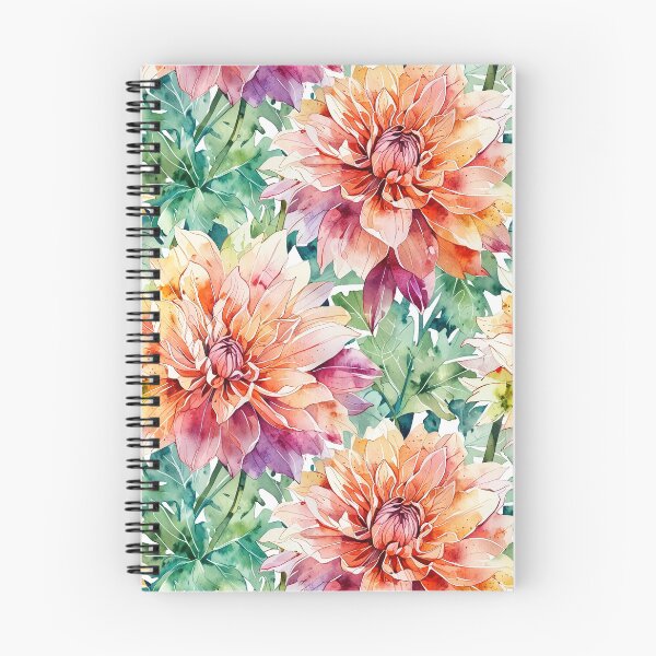 Item preview, Original Dahlia Flower Watercolor designed and sold by CoolPixels.