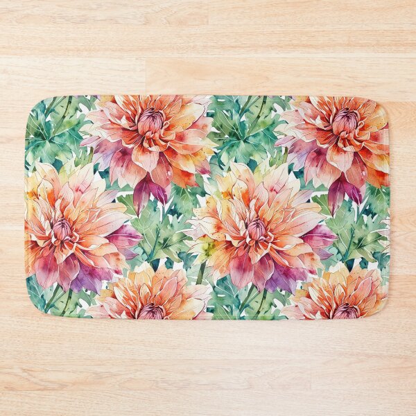 Item preview, Original Dahlia Flower Watercolor designed and sold by CoolPixels.
