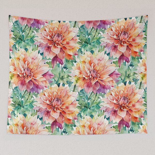 Item preview, Original Dahlia Flower Watercolor designed and sold by CoolPixels.