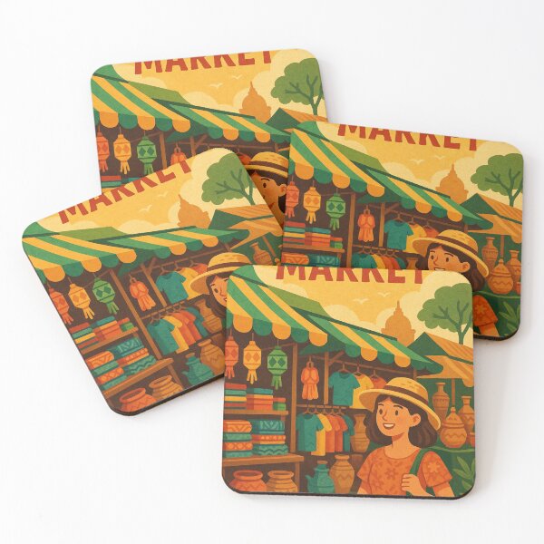 Item preview, Chatuchak Market Scene in Bangkok, Thailand designed and sold by Places On Earth.