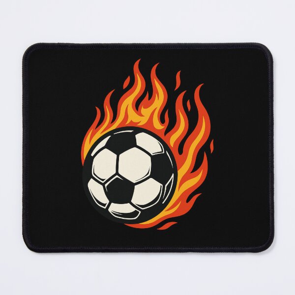 Item preview, Soccer ball on fire designed and sold by EchoOfSilence.