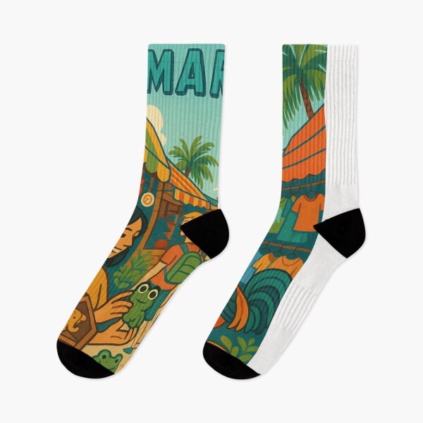 Item preview, Chatuchak Market with Animals and Souvenirs designed and sold by Places On Earth.