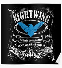 nightwing - label whiskey style Poster