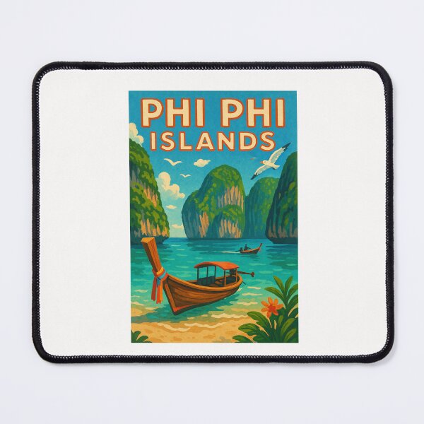 Item preview, Phi Phi Islands Coastal Cliff Lagoon designed and sold by Places On Earth.