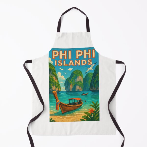 Item preview, Phi Phi Islands Coastal Cliff Lagoon designed and sold by Places On Earth.