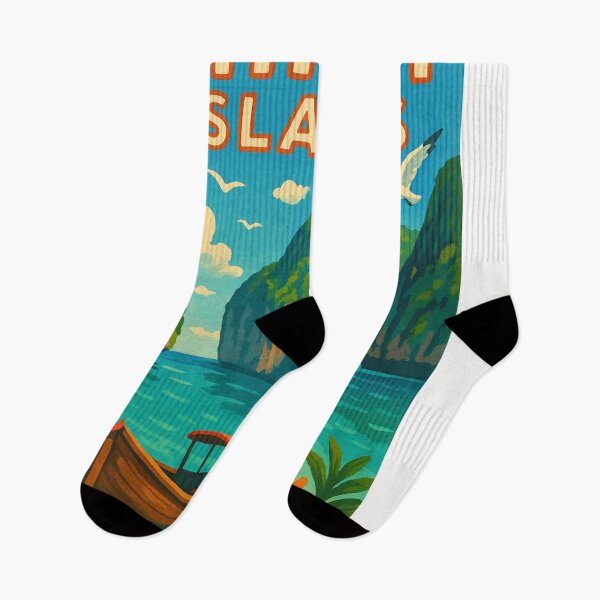 Item preview, Phi Phi Islands Coastal Cliff Lagoon designed and sold by Places On Earth.