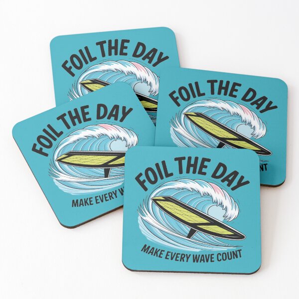Item preview, Foil the Day: Wing Foiling Water Sports Pun Design – Make Every Wave Count designed and sold by PatrykT94.