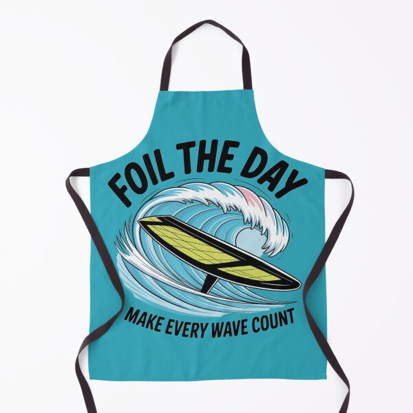 Item preview, Foil the Day: Wing Foiling Water Sports Pun Design – Make Every Wave Count designed and sold by PatrykT94.
