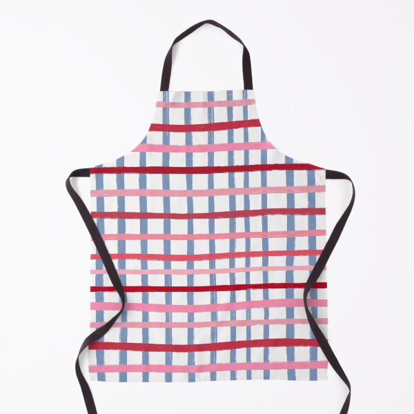 Item preview, Pink and Blue Brush Stroke Check Grid Lines  designed and sold by OneThreeSix.