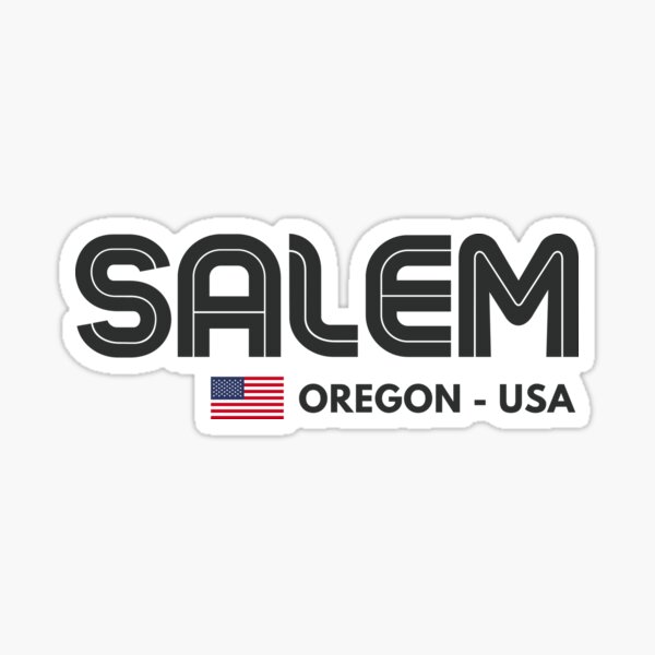 Artikel-Vorschau von Salem - Oregon - USA, designt und verkauft von Sketch-Shack.