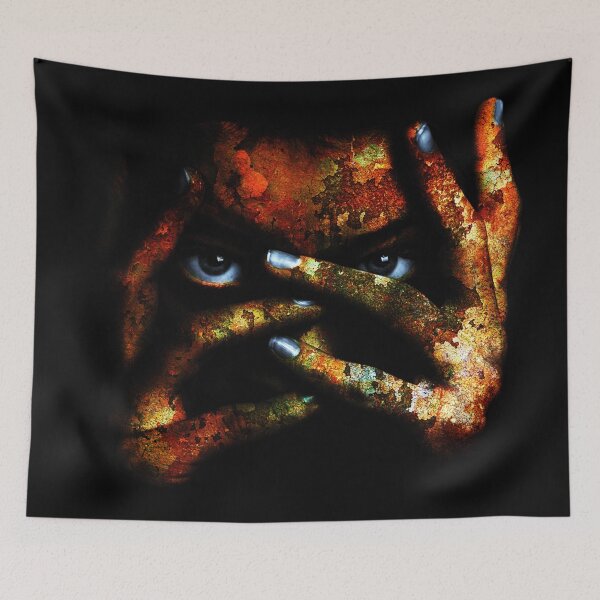 Item preview, Rusted Soul - Surreal Woman Portrait designed and sold by caracatita75.