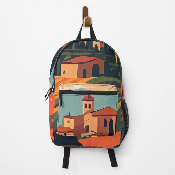 Item preview, Serene Tuscan Hilltop Village designed and sold by ShadowAndSlate.