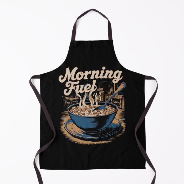 Item preview, Vintage Breakfast Bowl Morning Fuel designed and sold by Taans-Creation.