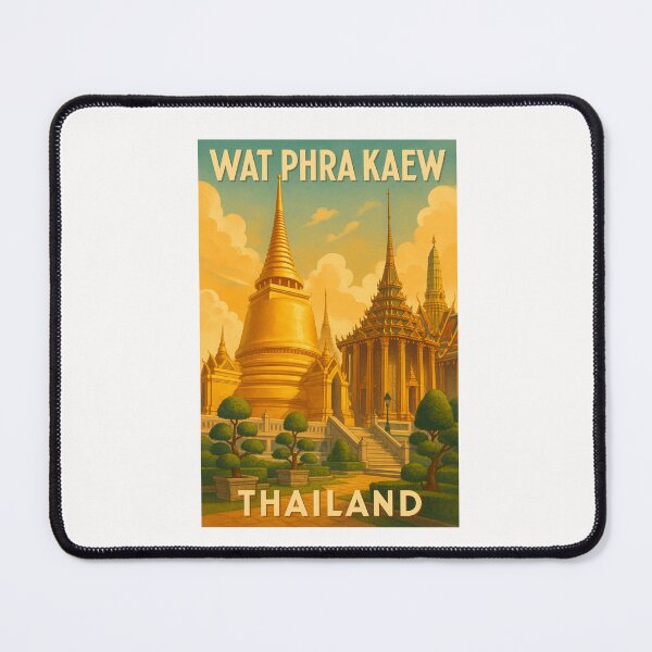 Item preview, Wat Phra Kaew Temple Complex at Sunset designed and sold by Places On Earth.