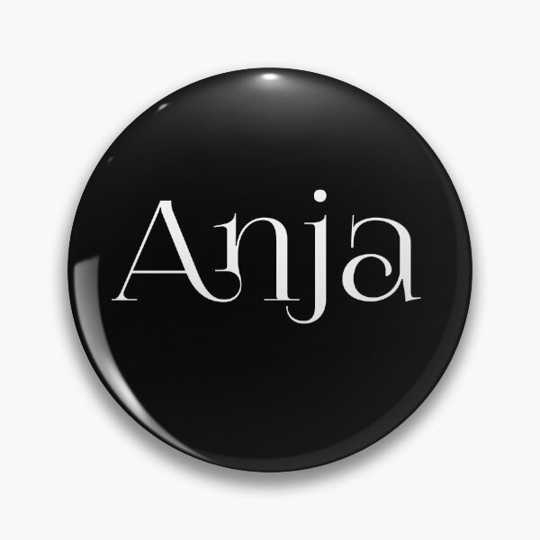 Item preview, Anja – Arte con nombre en blanco para ropa y regalos oscuros designed and sold by Simplty.
