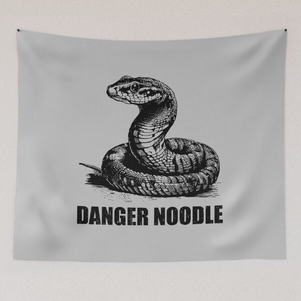 Item preview, Danger Noodle - Funny Snake Lover Meme designed and sold by zeviwanty.