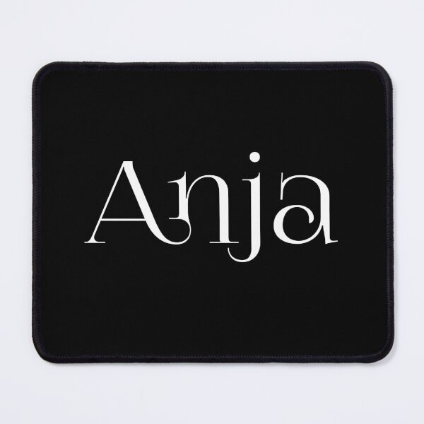 Item preview, Anja – White Font Name Art for Dark Clothing and Gifts designed and sold by Simplty.