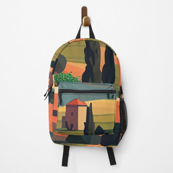Item preview, Tranquil Tuscan Church Landscape designed and sold by ShadowAndSlate.