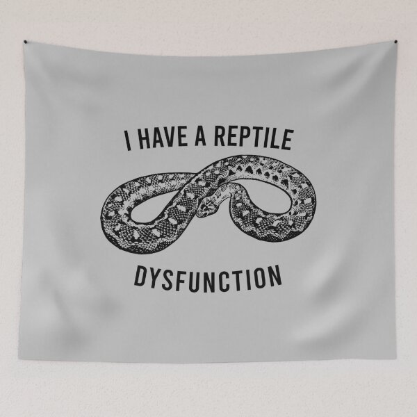 Item preview, I Have A Reptile Dysfunction - Funny Snake Pun designed and sold by zeviwanty.