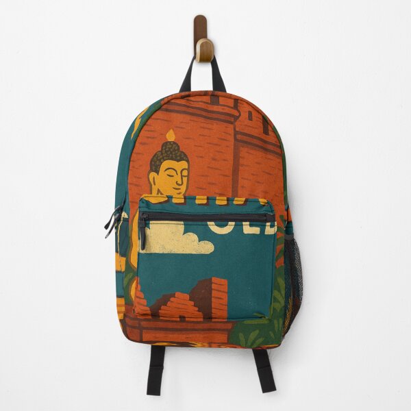 Item preview, Chiang Mai Old City with Tuk Tuk and Buddha Statues designed and sold by Places On Earth.