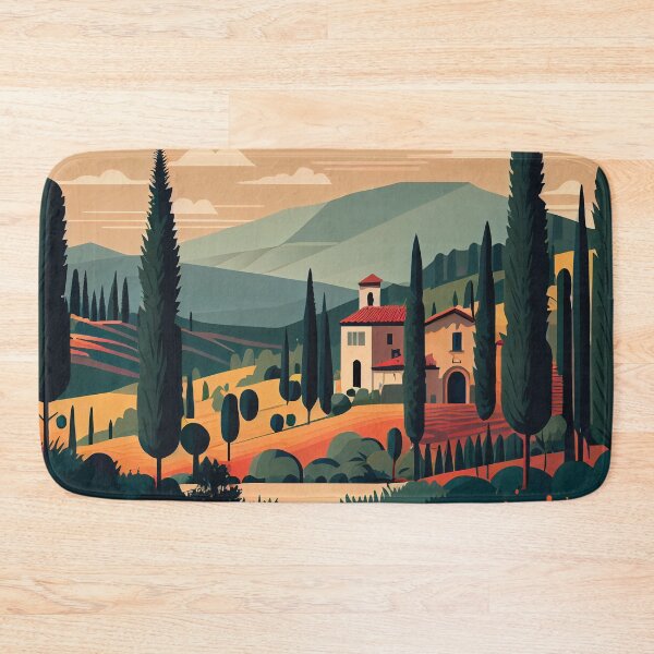 Item preview, Peaceful Tuscan Villa Retreat designed and sold by ShadowAndSlate.