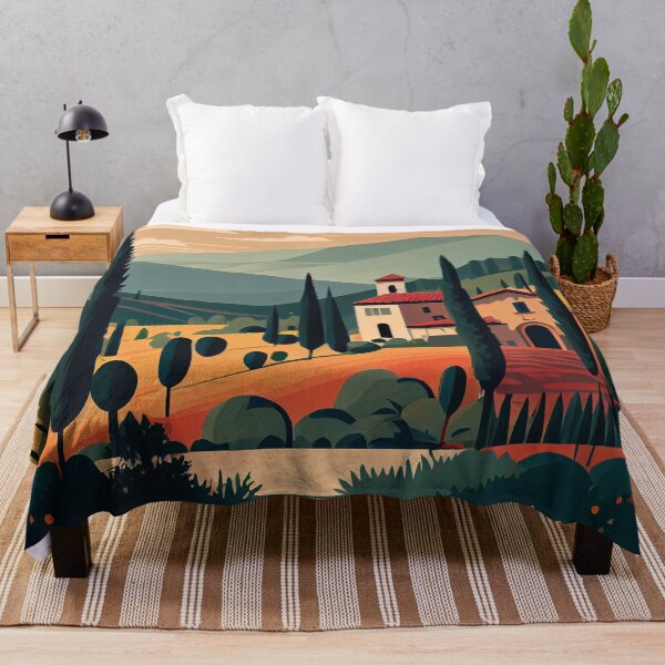 Item preview, Peaceful Tuscan Villa Retreat designed and sold by ShadowAndSlate.