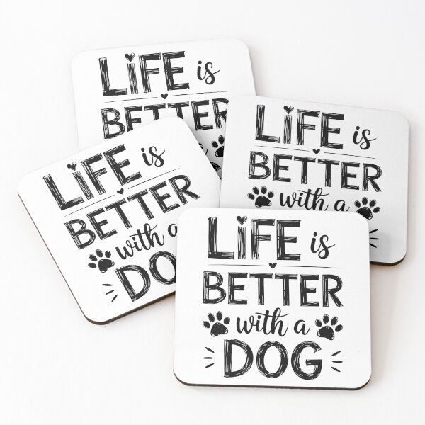 Item preview, Life Is Better With A Dog designed and sold by Angry Swan Designs.