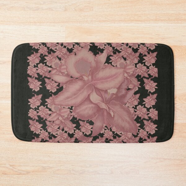 Item preview, Pink seamless orchid pattern designed and sold by Wednesday Art design .