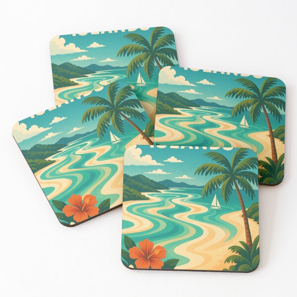 Item preview, Whitsunday Islands Aerial Beach View designed and sold by Aryabek.