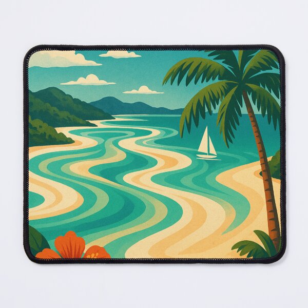 Item preview, Whitsunday Islands Aerial Beach View designed and sold by Aryabek.