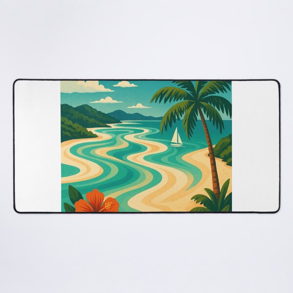 Item preview, Whitsunday Islands Aerial Beach View designed and sold by Aryabek.