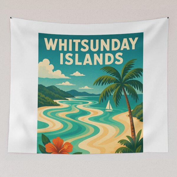 Item preview, Whitsunday Islands Aerial Beach View designed and sold by Aryabek.