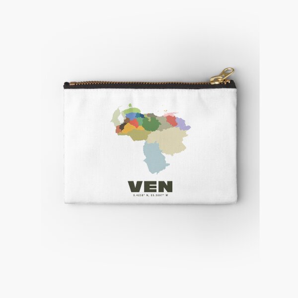 Item preview, Venezuela Map - VEN ISO Code Art Print designed and sold by CartoPrints.