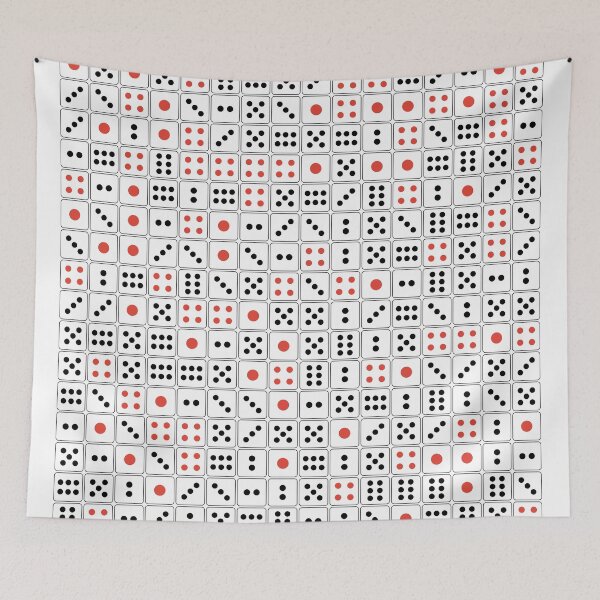 Item preview, random asian dice tiling pattern designed and sold by chrysalistw.