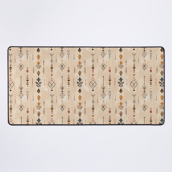 Item preview, Minimalist Berber Symbols on Clay Texture designed and sold by Moisky Patterns.