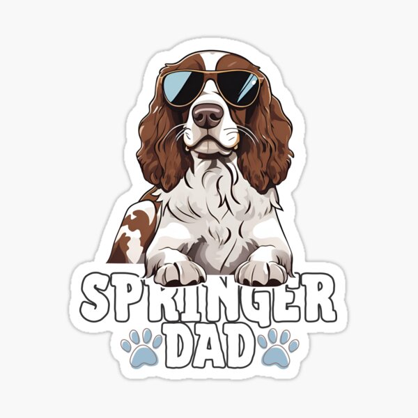 Item preview, Springer Spaniel Dad – Energetic, Loyal, and Always Ready for Adventure designed and sold by GoodyPaws.