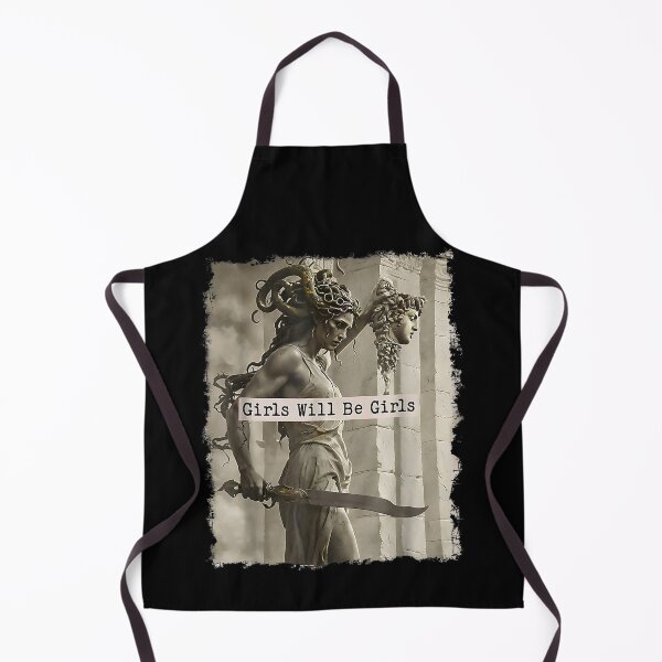 Item preview, Vintage Girls Will Be Girls Medusa with the Head Feminist Feminism designed and sold by Artifyo.