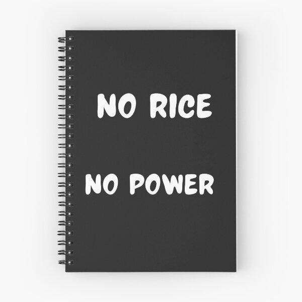 Item preview, No Rice No Power designed and sold by Pawblematic .