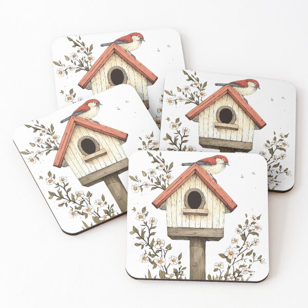 Item preview, Spring Aesthetic - Floral Birdhouse designed and sold by bapupa.